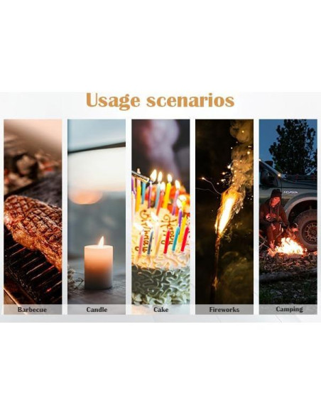 Encendedor Eléctrico Recargable BAJISA Negro Sin Llama Encendedor Eléctrico Recargable BAJISA Negro Sin Llama