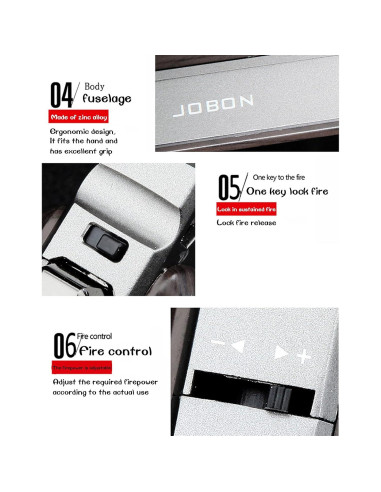 Encendedor de Antorcha Clyqyy Recargable a Prueba de Viento