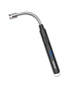 Encendedor Eléctrico RONXS Recargable USB 22.35cm Negro