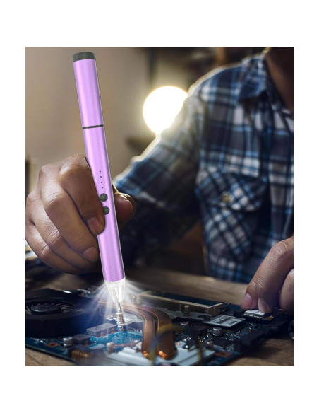 Encendedor Eléctrico Recargable MEIRUBY para Velas Púrpura