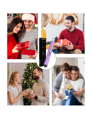 Encendedor Eléctrico Recargable MEIRUBY para Velas Púrpura