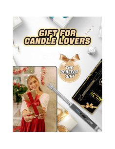 Encendedor Eléctrico Gcldy G12 Recargable USB a Prueba de Viento 2