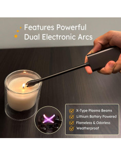 Encendedor Eléctrico Recargable USB-C Gakrr GP2 Doble Arco 2