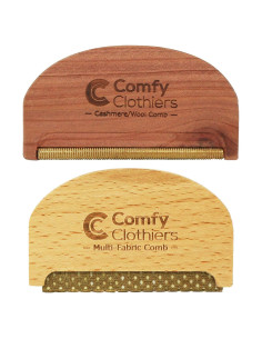 Paquete Peines y Depilador de Suéter Madera de Haya y Cedro