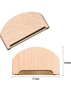 Paquete de 3 Peines de Madera Boao para Pelusa y Cachemira 2