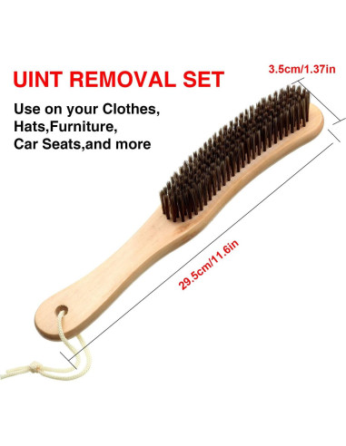 Paquete de 3 Peines de Madera Boao para Pelusa y Cachemira