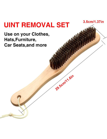 Paquete de 3 Peines de Madera Boao para Pelusa y Cachemira