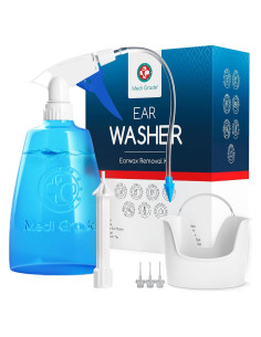 Kit de Limpieza de Oídos Medi Grade con Botella y Jeringa