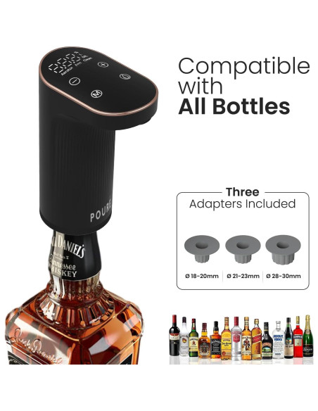 Dispensador de Licor Eléctrico Pouré KW2320 con Aerador - 1-999mL Dispensador de Licor Eléctrico Pouré KW2320 con Aerador - 1-999mL