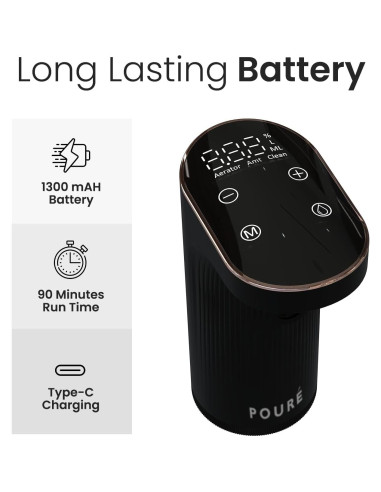 Dispensador de Licor Eléctrico Pouré KW2320 con Aerador - 1-999mL