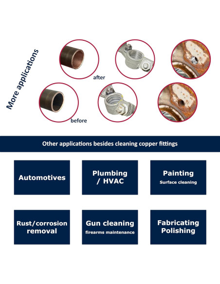 Juego de Cepillos de Limpieza 6pc Kwalitistar para Tubos