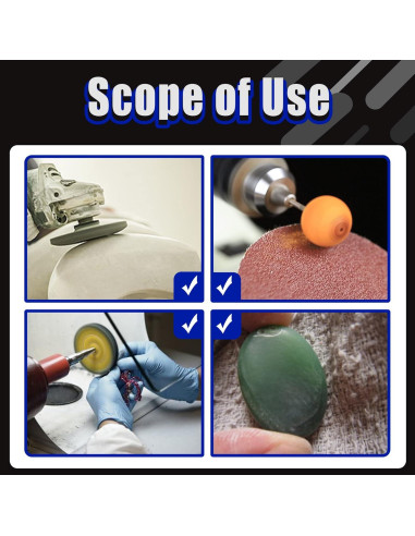 Kit de Ruedas de Pulido Glarks 14 Piezas para Taladro