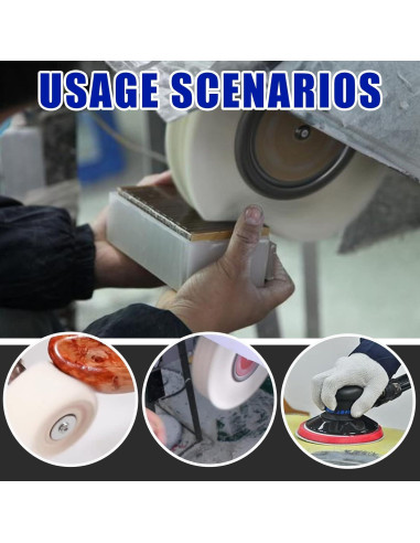 Kit de Ruedas de Pulido Glarks 14 Piezas para Taladro