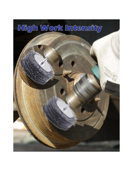 Juego de 4 Cepillos de Alambre Rocaris 3" para Taladro