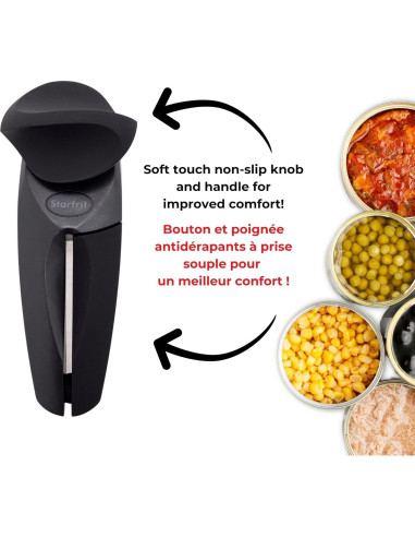 Abre Latas Starfrit MightiCan - Seguro y Ergonómico