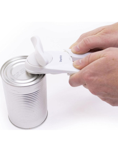 Abrelatas manual Starfrit Little Beaver - Blanco - Seguro y fácil