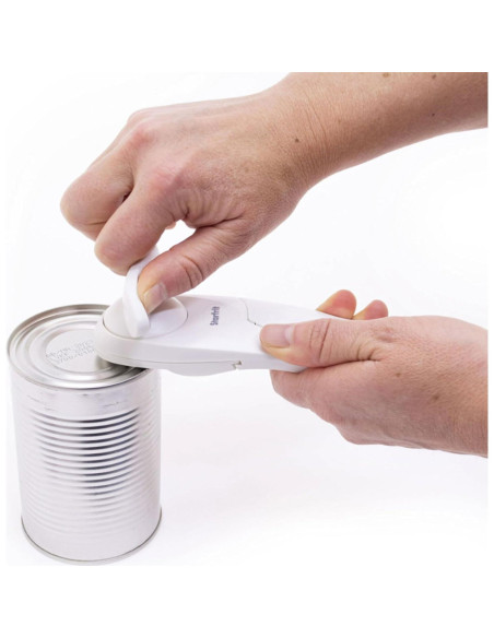 Abrelatas manual Starfrit Little Beaver - Blanco - Seguro y fácil