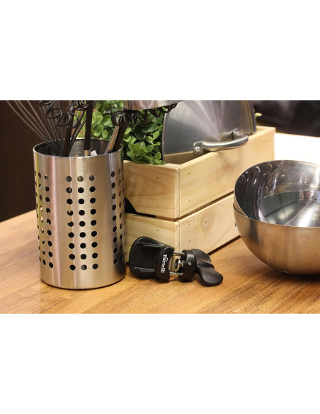 Abre latas de seguridad Bartelli 3 en 1 Acero Inoxidable