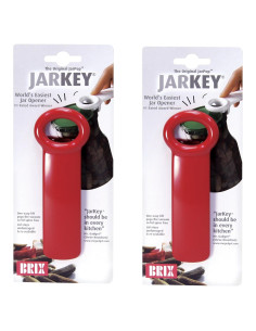 Abridor de Tarros Brix Original Rojo, Juego de 2, 14.27 cm