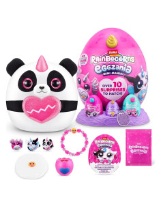 Peluche Panda Eggzania Mini Mania ZURU 408g 17.6x23.5cm