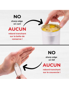 Abrelatas Starfrit Securimax Auto - Borde Seguro Gris 2