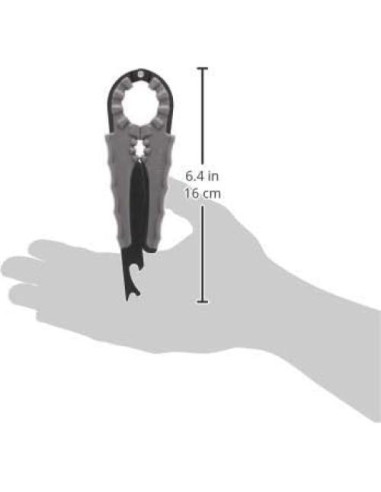 Abrebotellas Múltiple Jokari 3 en 1 Negro 22,86 cm