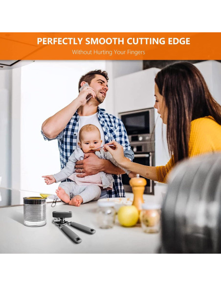 Abrelatas Manual Multifuncional OUTWAY Acero Inoxidable