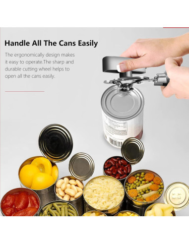 Abrelatas Manual Multifuncional OUTWAY Acero Inoxidable