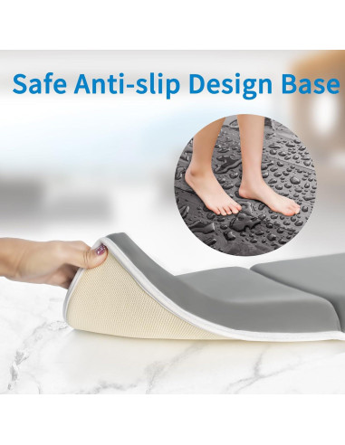 Almohadilla de Baño Bebé Gris con Almohadilla para Codos