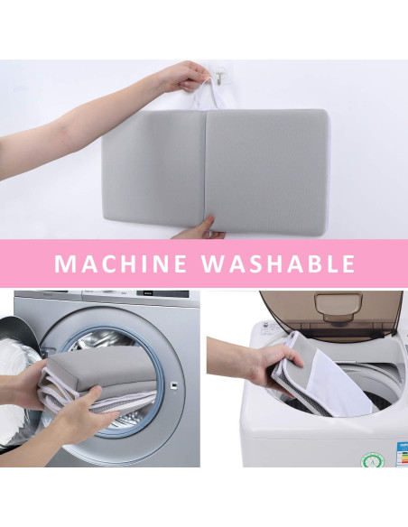 Almohadilla de Baño Bebé Gris con Almohadilla para Codos