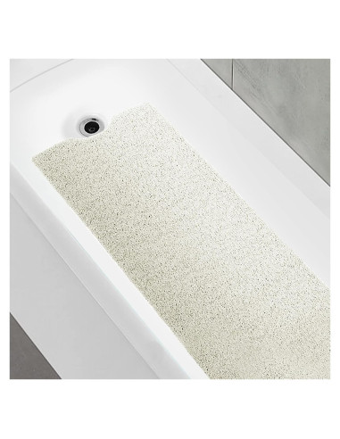 Alfombra Antideslizante OXTAIL 40x101 cm PVC Blanca
