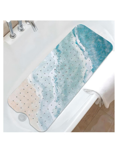 Alfombra de Baño Antideslizante Ayehsdogsn 100x40 cm PVC