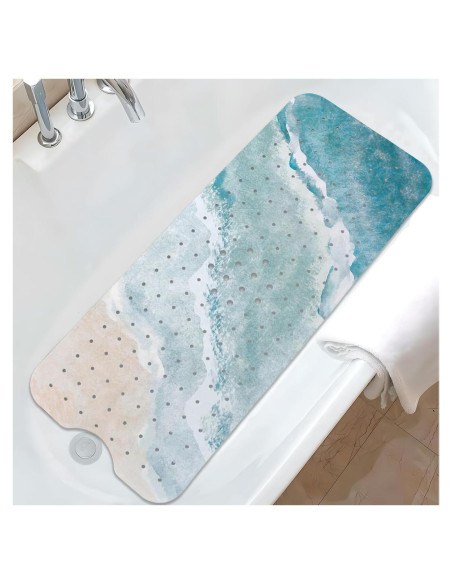 Alfombra de Baño Antideslizante Ayehsdogsn 100x40 cm PVC