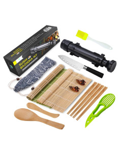 Kit de Hacer Sushi FUNGYAND 15 Piezas con Bazooka y Esteras