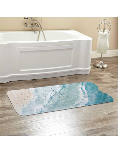 Alfombra de Baño Antideslizante Ayehsdogsn 100x40 cm PVC