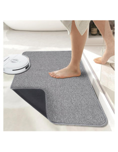 Alfombra de Baño Antideslizante Bosap DMG27 Gris 43x69cm