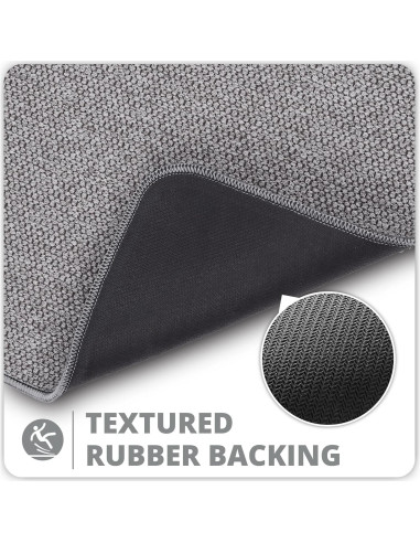 Alfombra de Baño Antideslizante Bosap DMG27 Gris 43x69cm