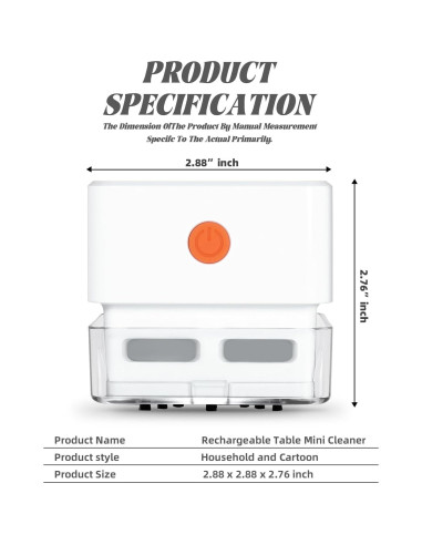 Aspiradora de Escritorio GOODELI GD20240312 Portátil 120W