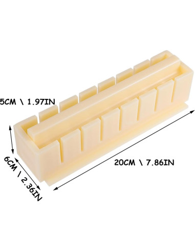 Kit de Hacer Sushi DOITOOL con Prensa y Rodillo 20x6x5cm