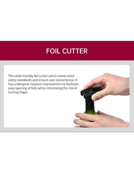 Abridor de Vino Eléctrico BLIVORRA 4 en 1 con Accesorios