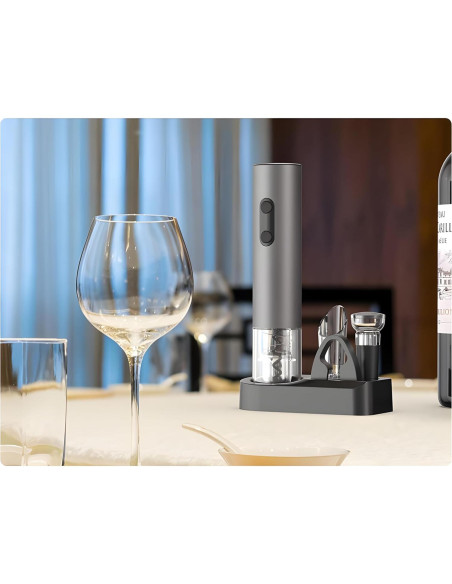 Abridor de Vino Eléctrico BLIVORRA 4 en 1 con Accesorios