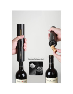 Abridor de Vino Eléctrico Hisip Automático 357g 3 en 1 2