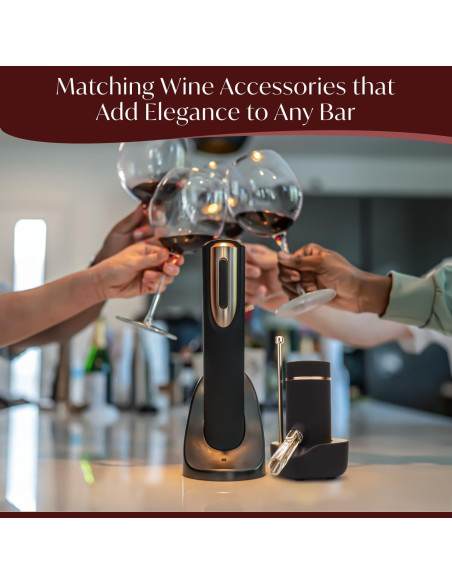 Juego de Sacacorchos Eléctrico y Aerador de Vino VIN FRESCO Juego de Sacacorchos Eléctrico y Aerador de Vino VIN FRESCO
