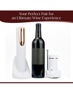Juego de Abridor de Vino Eléctrico y Aerador VIN FRESCO 2