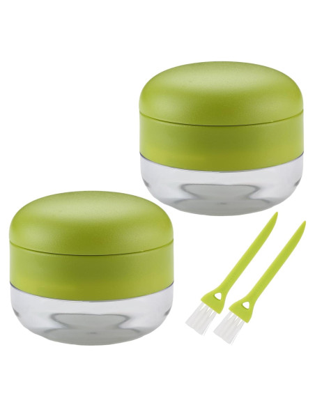 Juego de Picadores de Ajo DOSMAMZ 2PCS Verde ABS Juego de Picadores de Ajo DOSMAMZ 2PCS Verde ABS