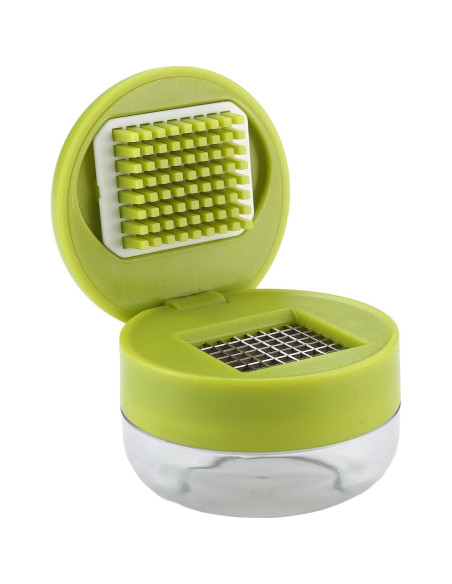 Juego de Picadores de Ajo DOSMAMZ 2PCS Verde ABS Juego de Picadores de Ajo DOSMAMZ 2PCS Verde ABS