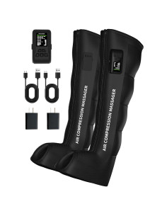 Masajeador de Piernas PTCIDE Inalámbrico con Compresión de Aire