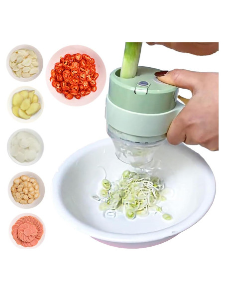 Picador de Verduras Loizziuy Cortador Pequeño Verde 430g