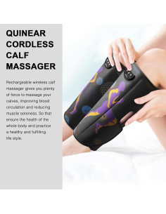 Masajeador de Piernas Inalámbrico QUINEAR con Compresión de Aire 2