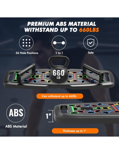 KUYOU Set de Gimnasio Portátil 2024 con Bandas de Resistencia